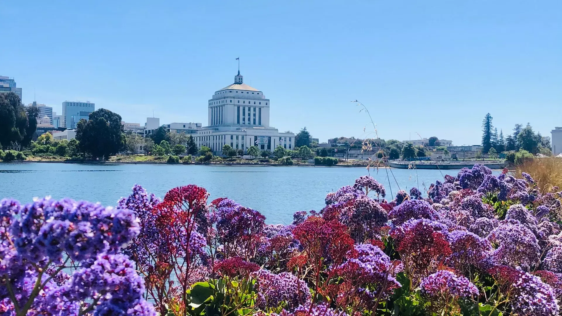 Lago Merritt em Oakland.